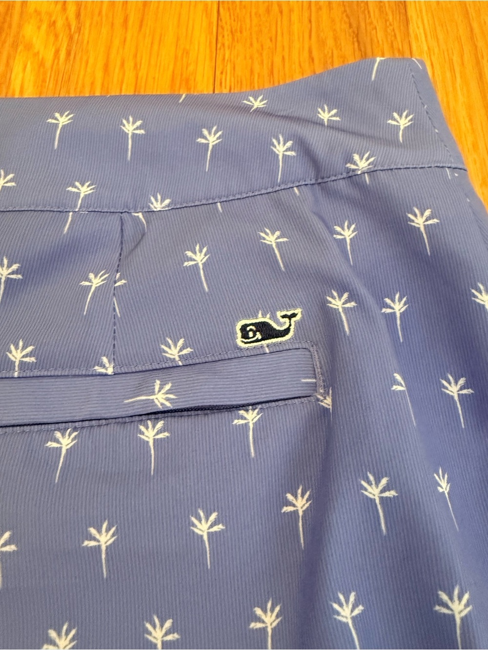 💕EUC Vineyard Vines Purple Mini Skort with White Palm Print - Picture 5 of 9